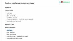 Java Programming for Complete Beginners - Java 16 - Step 20 - Java Interface Flyable and Abstract Class Animal - an Exercise Instructional Video