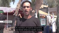 Iraqi cleric's followers leave Baghdad's fortified Green Zone News Clip