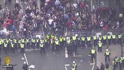 Far-right protesters clash with police in London News Clip
