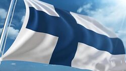 Flag of Finland | Loopable Stock Footage