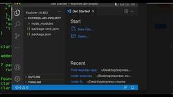 Express Framework Mastery: From Beginner to Advanced with Node.js - Setting Up the Express Local Environment Instructional Video