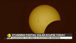 Solar Eclipse 2025 : Up to 85% of Sun Obscured in New Zealand and Antarctica News Clip