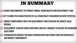 Agile Project Management - Summary - Scrum Roles - Understanding the Characteristics of Each Role Instructional Video