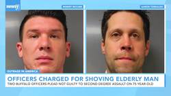 2 Buffalo Officers Seen Shoving Man In Video Are Charged With Assault News Clip