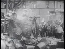 EDIT IMW931104 Steeplejack, Prohibition, Capone and Dillinger, Ku Klux Klan, Sacco and Vanzetti Stock Footage