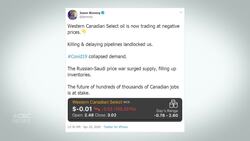 Oil price plunges to 21-year low News Clip