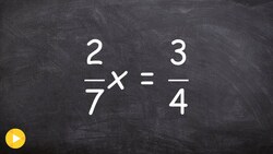 How to solve a one step equation by multiplying by the reciprocal Instructional Video