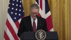 Press conference between Sir Keir Starmer and Donald Trump - HQ version News Clip