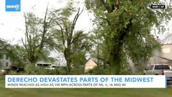 Derecho Devastates Parts Of The Midwest News Clip