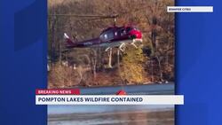 Firefighters extinguish wildfire on site of former chemical site in Pompton Lakes News Clip