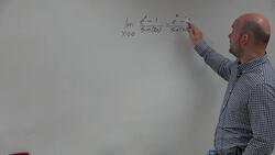 How to apply L'Hopital's Rule to evaluate the limit Instructional Video