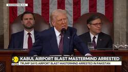 Trump's joint Congress address: Donald Trump announces arrest of Kabul airport bomber News Clip
