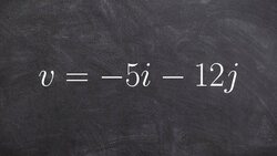 Learn how to determine the magnitude and direction of a vector Instructional Video
