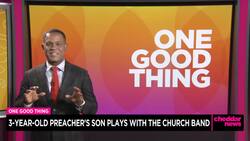 One Good Thing: 3-Year-Old Preacher's Son Plays With Church Band News Clip