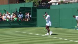 Serena Williams practicing at Wimbledon News Clip