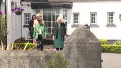 UK: The Duchess of Cornwall has visited the Horses for People equine therapy in Northern Ireland News Clip