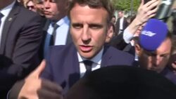 CLEAN : Macron vows to 'listen and act' during visit to Paris suburb News Clip