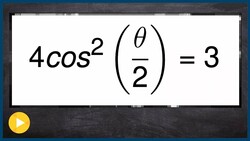 Solve all solutions with a double angle by dividing by 2 Instructional Video