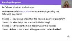 Understanding how Hughes presents the power of nature in 'Hawk Roosting' Instructional Video