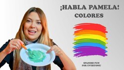 Colors in Spanish | Learn Spanish | Habla Pamela Instructional Video