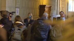 CLEAN : Ailing French businessman Tapie arrives at Paris Court of Appeal News Clip