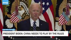 President Biden Vows To Keep Economic Growth Ahead Of China News Clip