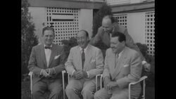 Presidential candidates Adlai Stevenson and Dwight Eisenhower campaigning in US News Clip