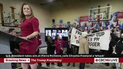 Trump takes aim at Poilievre, calls Freeland a ‘whack’ News Clip