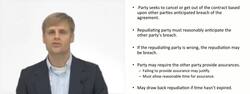 Understanding Anticipatory Repudiation of a Contract Instructional Video