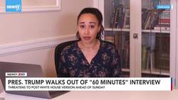 President Trump Reportedly Walks Out On '60 Minutes' Interview News Clip