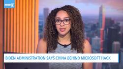 Biden Administration Blames China For Microsoft Hack News Clip