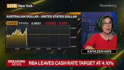 Reserve Bank of Australia Keeps Key Rate Unchanged at 4.10% News Clip