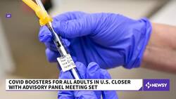 Boosters For All Adults In U.S. Closer With Panel Meeting Set News Clip