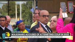 Brazil police accuses Bolsonaro and his son Eduardo of meddling in the coup trial News Clip