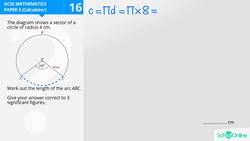 GCSE Secondary Maths Age 13-17 - Geometry & Measures: Circumference of a Circle - Explained Instructional Video