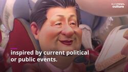 Putin mocked in life-sized sculpture at Valencia's Fallas Festival News Clip