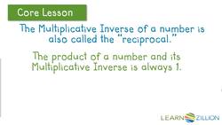 Finding and Using the Multiplicative Inverse Instructional Video