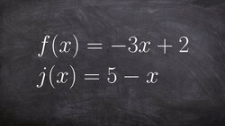 How To Find the Value of Composition of Two Functions Instructional Video