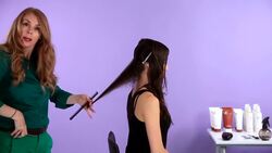 How to Cut Hair with Scissors, Part 2 Instructional Video