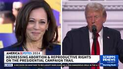 Addressing abortion and reproductive rights on the presidential campaign trail News Clip