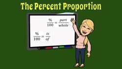 Percent Proportion: Finding Parts, Holes, and Percents Instructional Video