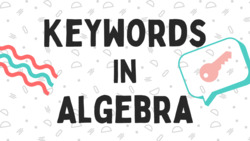 Keywords Used in Algebra Instructional Video