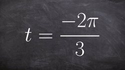 Evaluate the six trigonometric functions for the given real number Instructional Video
