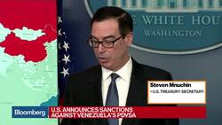 Mnuchin Announces Trump Sanctions on Venezuela's PDVSA News Clip