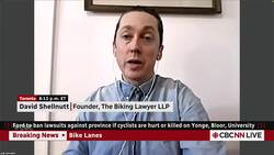 Hurt cyclists can't sue Ontario under new amendment to bike lane bill, NDP says | Canada Tonight News Clip