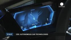 Driverless cars steal the show at CES News Clip