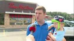 Tim Hortons frustrates dad with lack of changing tables News Clip