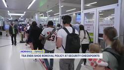 DHS: TSA to end 'Shoes-Off' travel policy, effective immediately at airports News Clip