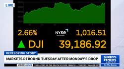 Stock markets rebound after Monday selloff News Clip