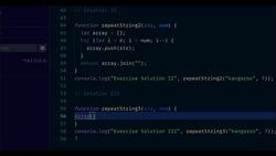 JavaScript Mastery from Zero to Hero - Prepare for Coding Interviews - Solution III - How to Repeat a String in JavaScript - Array Fill Method Instructional Video
